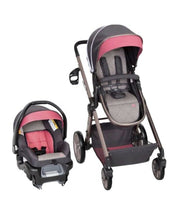 Load image into Gallery viewer, Baby Trend GoLite Snap Gear Car Seat Sprout Travel System, Stardust Rose
