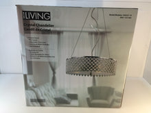 Load image into Gallery viewer, ENCHANTE LITES LLC 104327-15 Tiara 3-Light Crystal and Chrome Chandelier
