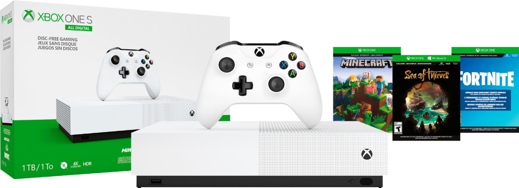 Fortnite Xbox One S Sea Of Thieves Microsoft Xbox One S All