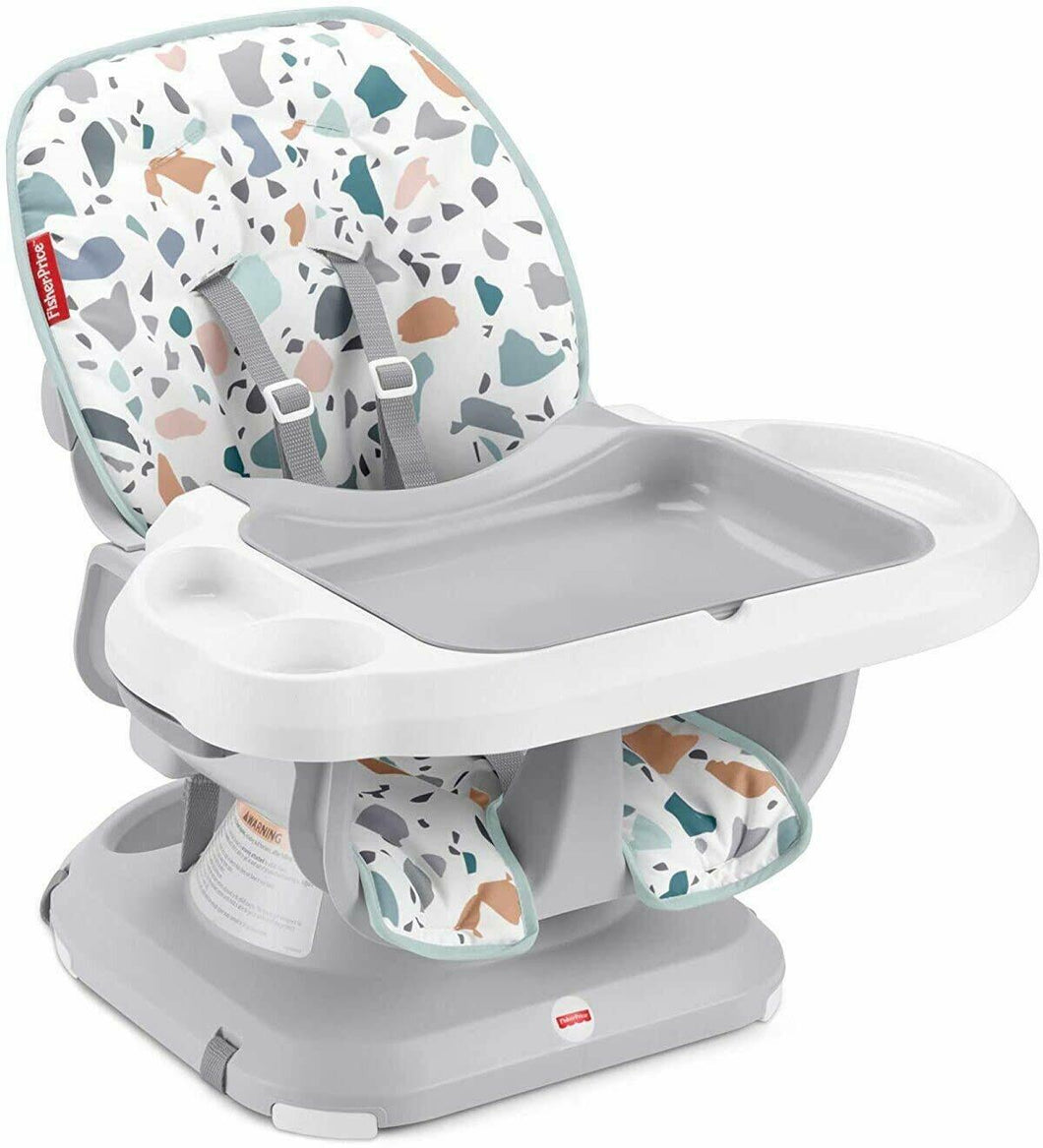 Fisher-Price SpaceSaver High Chair Infant to Toddler, Pacific Pebble