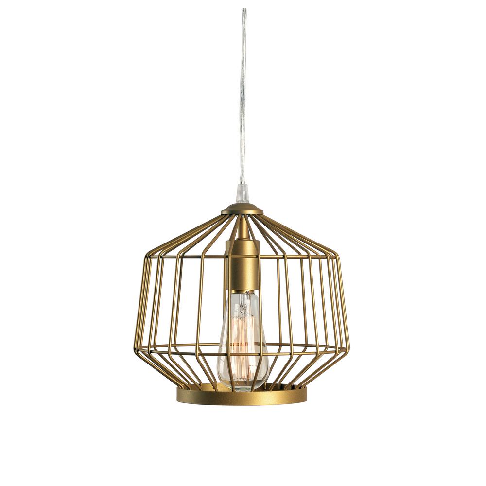 Kenroy Home Rolf 1-Light Gold Swag Pendant 93852GLD