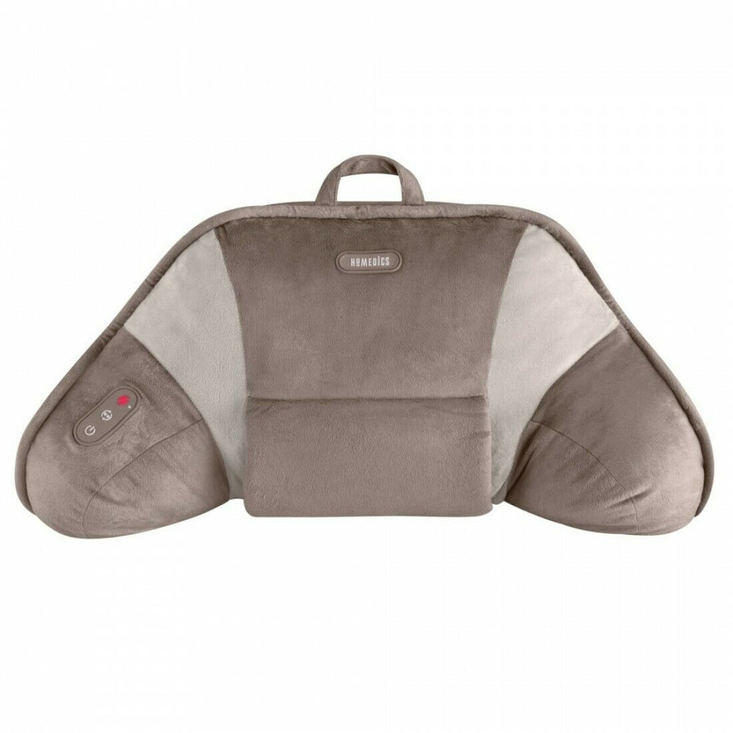 HoMedics Bed Rest Upper Back Massage Cushion Shiatsu, Vibration and Heat SP-130H