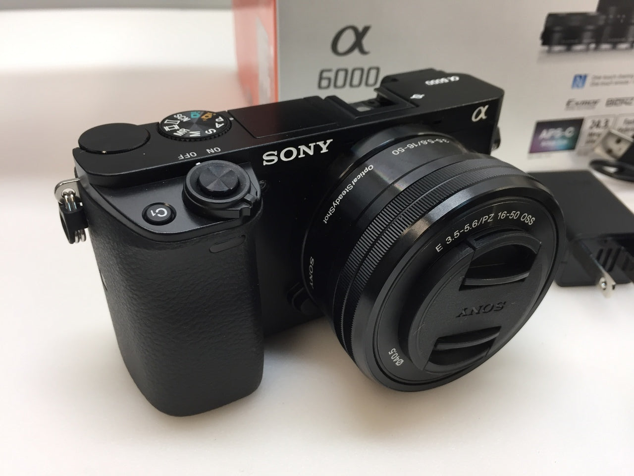 Sony Alpha A6000 24.3MP Digital Camera with 16-50mm Lens - Black
