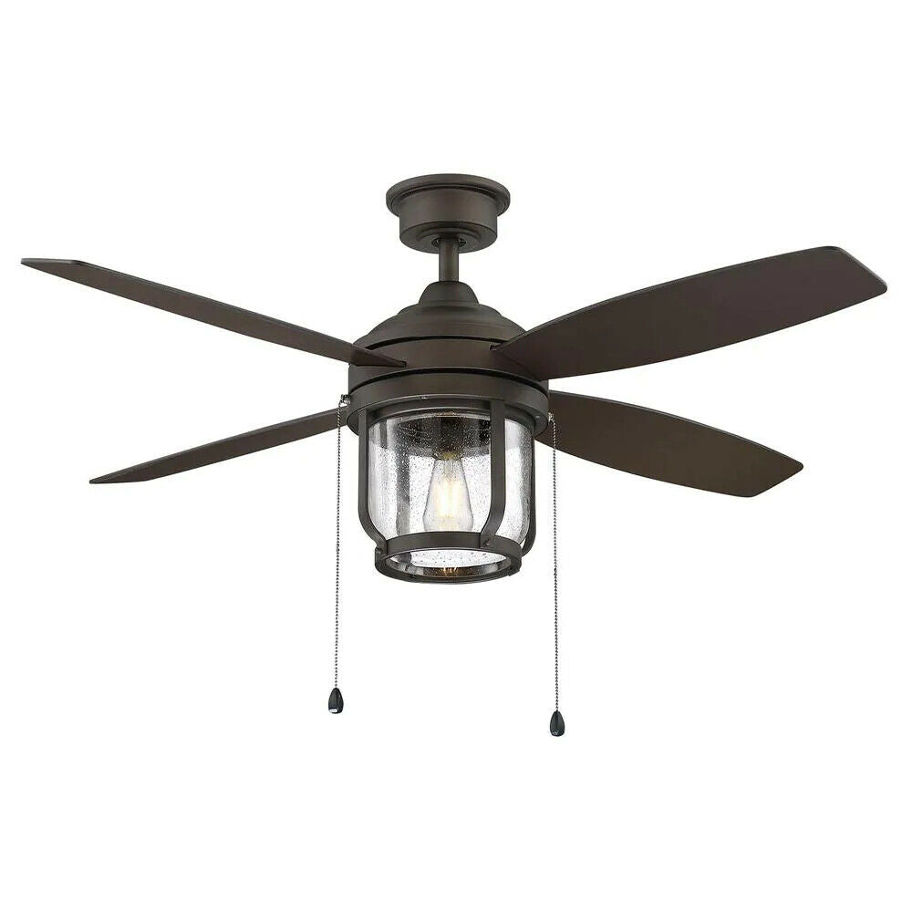Home Decorators Northampton 52 in. LED In/Outdoor Espresso Bronze Ceiling Fan