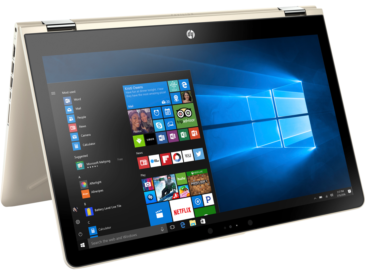 Hp Pavilion x360 Convertible 15-br076nr 15.6