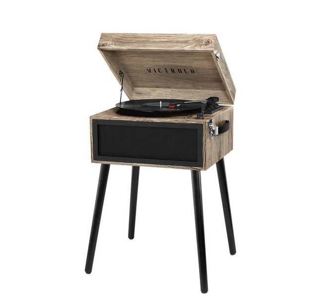 Victrola VTA-75 Bluetooth Record Player 3-Speed Turntable - Farmhouse Oatmeal