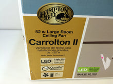 Load image into Gallery viewer, Hampton Bay AM215-ORB Carrolton II LED 52&quot; Oil-Rubbed Bronze Ceiling Fan
