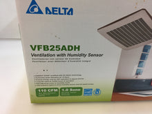 Load image into Gallery viewer, Delta Breez VFB25ADH Signature 110CFM Ceiling Humidity Sensing Bath Exhaust Fan
