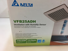 Load image into Gallery viewer, Delta Breez VFB25ADH Signature 110CFM Ceiling Humidity Sensing Bath Exhaust Fan
