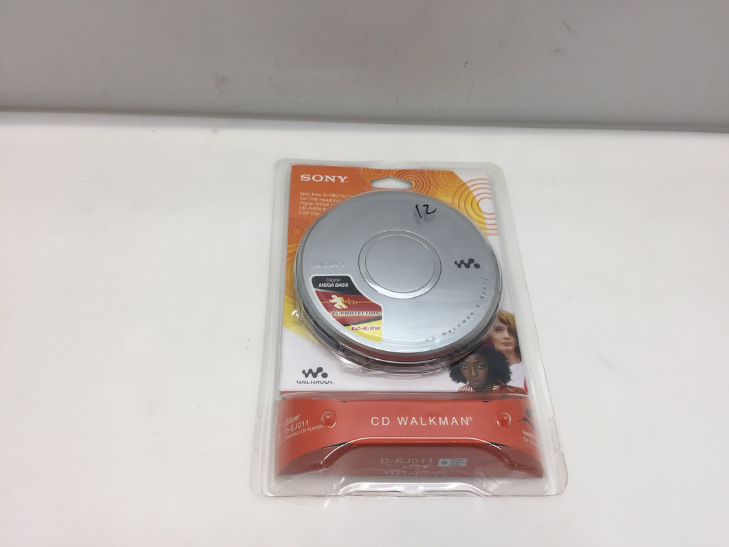 Sony D-EJ011 Portable Walkman CD Player Silver