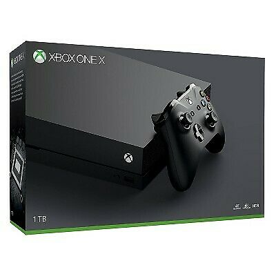 Microsoft Xbox One X 1TB Console with 4K Ultra Blu-ray Black CYV-00001