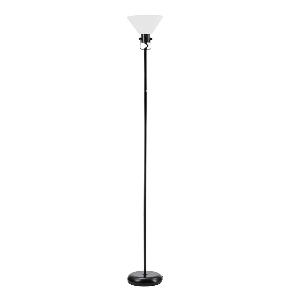 Globe Electric Trescott Adjustable 72 in. Matte Black Floor Lamp 12670