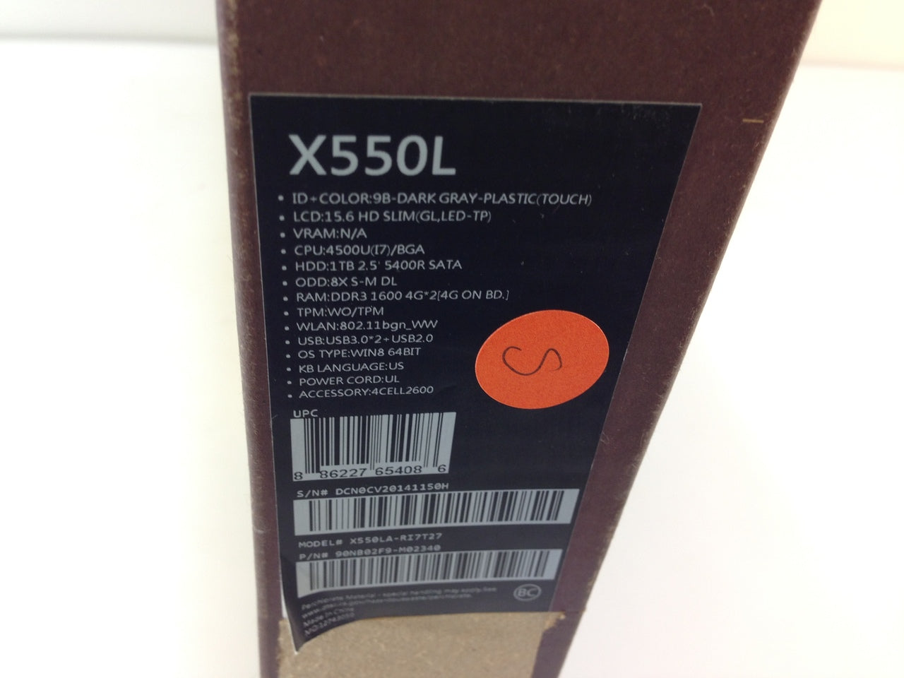 Laptop Asus X550L 15.6