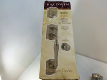 Load image into Gallery viewer, Baldwin 91800-012 Prestige Wesley 1-Cylinder Exterior Handleset Satin Nickel

