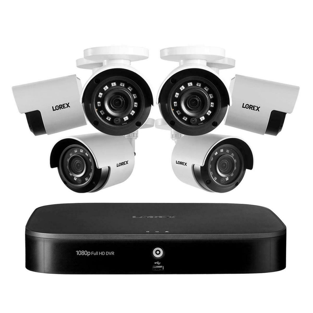 Lorex D241A81-62NA 8-Channel 1080p 1TB & 6 Night Vision Camera Security System