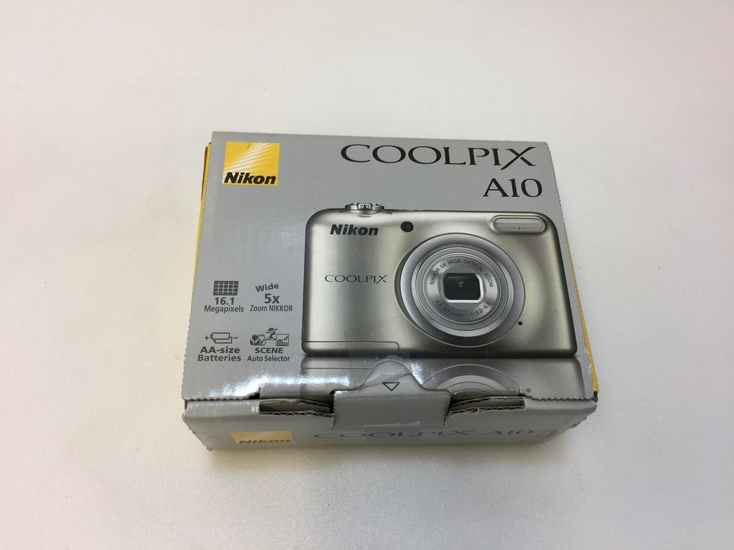 Nikon COOLPIX A10 16.0MP Digital Camera, Silver