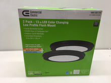 Load image into Gallery viewer, CE JJU3011L-2/ORB 13&quot; Oil Rubbed Bronze Color LED Ceiling Flush Mount (2-Pk)
