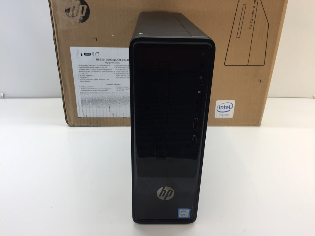 Desktop Hp Slim 290-p0046 SFF Intel i3-8100 3GHz 8GB 1TB