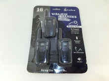 Load image into Gallery viewer, (3-Piece) Cobra CXT195 3P 16-MILE Walkie Talkie Two-Way Radio
