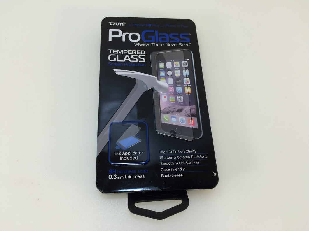 Tzumi ProGlass 3858 Tempered Glass Screen Protection for iPhone 6S Plus & 6 Plus
