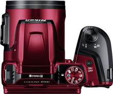 Load image into Gallery viewer, Nikon CoolPix B500 16.0-Megapixel Digital Camera Red Bundle
