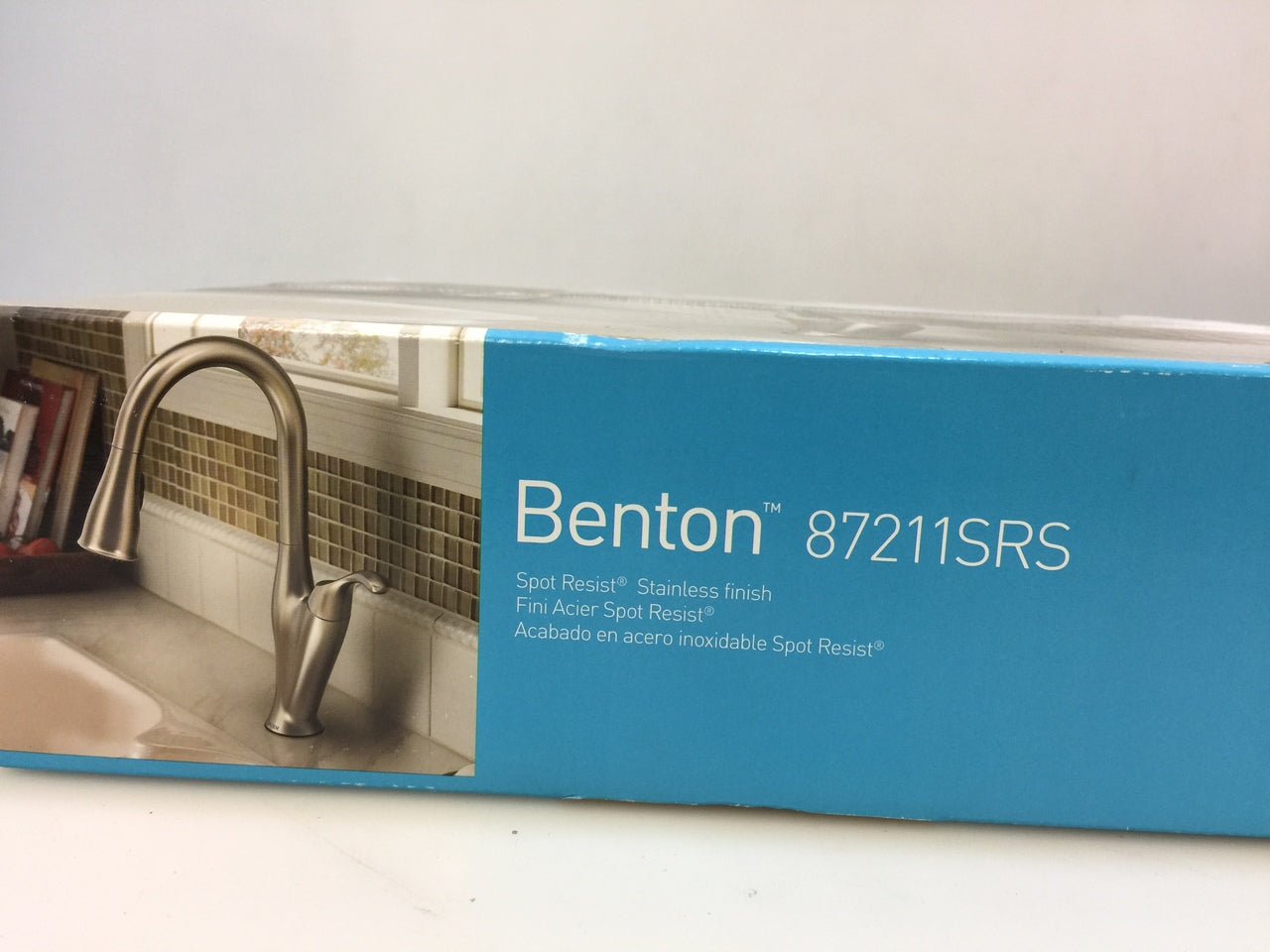 Moen Benton 87211SRS 1-Handle Pull-Down Sprayer Kitchen Faucet Stainle ...