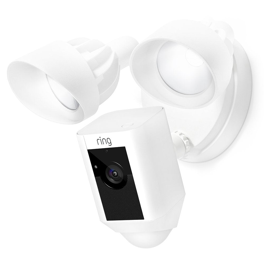 Ring 88FL000CH000 Floodlight Camera Motion-Activated HD Security Cam, White