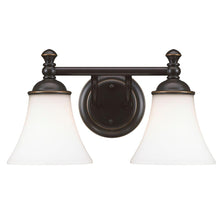 Load image into Gallery viewer, Hampton Bay AD065-W2 Crawley 2-Light Oil-Rubbed Bronze Vanity Light 1000037468
