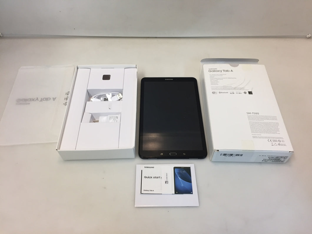 Samsung Galaxy Tab A SM-T580 16GB, Wi-Fi, 10.1in - Black SM-T580NZKAXAR