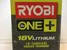 Load image into Gallery viewer, Ryobi P2603 ONE+ 18 in. 18-Volt Lithium-Ion Cordless Hedge Trimmer

