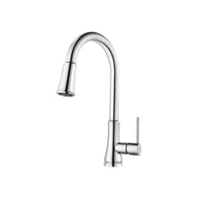 Load image into Gallery viewer, Pfister G529-PF1C Pfirst Series Pull-Down Sprayer Kitchen Faucet, Chrome
