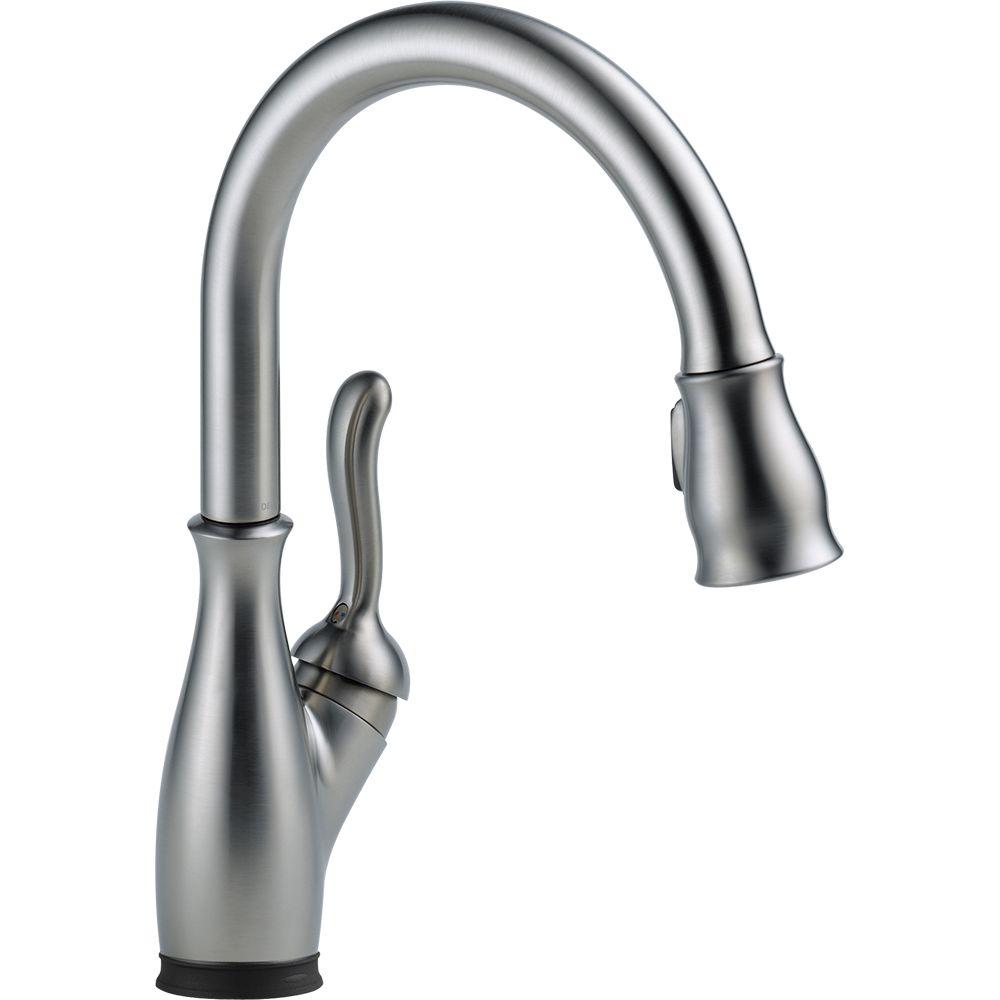 Delta 9178T-AR-DST Leland Touch20 Sprayer Kitchen Faucet, Arctic Stainless