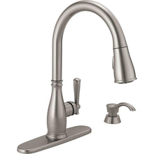 Load image into Gallery viewer, Delta 19962-SSSD-DST Charmaine Pull-Down Sprayer Kitchen Faucet Stainless
