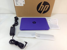 Load image into Gallery viewer, Laptop HP Stream 11-y020nr 11.6&quot; Celeron N3060 1.6GHz 4GB 32GB Win10, PURPLE
