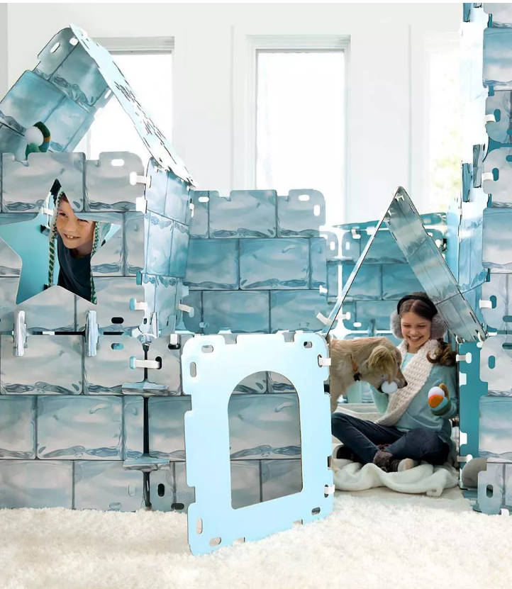 Cardboard Hearthsong Build A Fort HearthSong 16-Piece Chalkboard