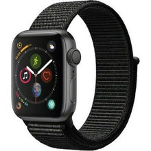 Load image into Gallery viewer, Apple Watch Series 4 40mm Space Gray Aluminum Case Black Sport Loop MU672LL/A
