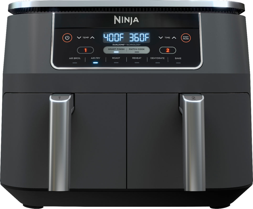 Ninja DZ201 Foodi 6-in-1 8-qt. 2-Basket Air Fryer with DualZone Technology