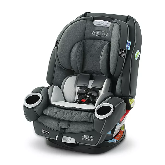 Graco 4Ever DLX Platinum 4-in-1 Convertible Car Seat, Flynn Fashion
