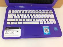 Load image into Gallery viewer, Laptop HP Stream 11-y020nr 11.6&quot; Celeron N3060 1.6GHz 4GB 32GB Win10, PURPLE
