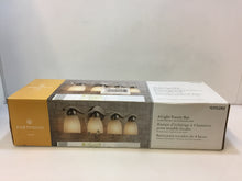 Load image into Gallery viewer, Portfolio 93240 4-Light Paces Brushed Nickel Bathroom Vanity Light
