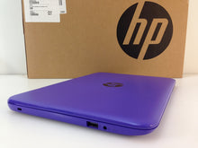 Load image into Gallery viewer, Laptop HP Stream 11-y020nr 11.6&quot; Celeron N3060 1.6GHz 4GB 32GB Win10, PURPLE
