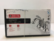 Load image into Gallery viewer, Delta 25702LF-ECO Denim 4 in. Centerset 2-Handle Bathroom Faucet in Chrome
