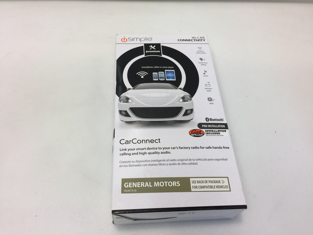 iSimple ISGM7518 Car Connect Bluetooth Hands-Free Calling Kit