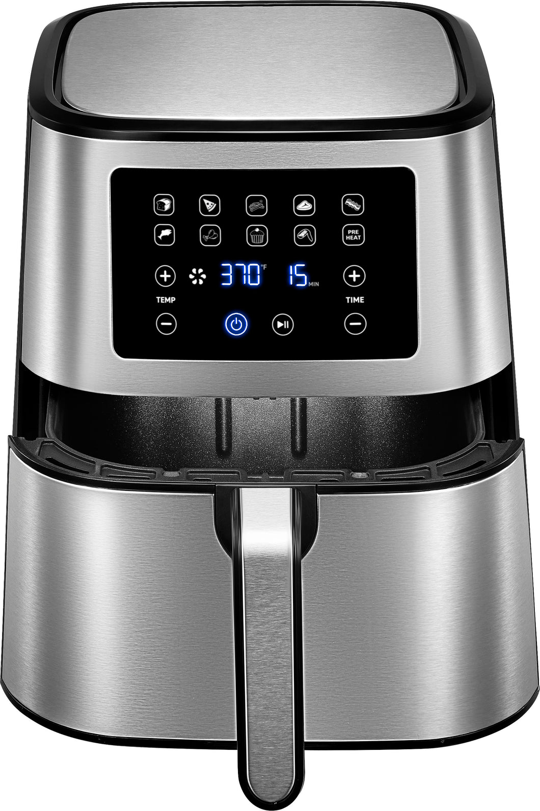 Insignia - 3.4 Qt. Digital Air Fryer - Stainless Steel (NS-AF34D2)