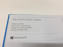 Load image into Gallery viewer, Microsoft Surface 1769 laptop 13.5&quot; Core i7 8GB 256GB SSD Win 10 Pro Platinum
