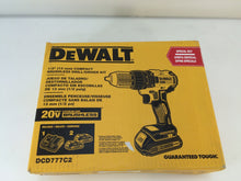 Load image into Gallery viewer, DeWalt DCD777C2 20V Lithium-Ion Cordless Brushless Compact Drill Driver
