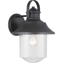 Load image into Gallery viewer, Progress Lighting Weldon 1-Light Black Outdoor Wall Lantern Sconce P560121-031
