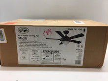 Load image into Gallery viewer, Hampton Bay 91100 Midili 44&quot; LED Indoor Gilded Espresso Ceiling Fan 1002711156
