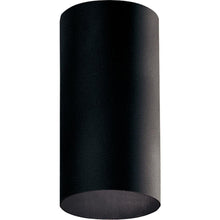 Load image into Gallery viewer, Progress Lighting 6 In. Cylinder Black Outdoor Flushmount P5741-31
