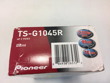 Load image into Gallery viewer, Pair of Pioneer TS-G1045R 2-Way 4&quot; 210W Flush-Mount Coaxial Car Speaker
